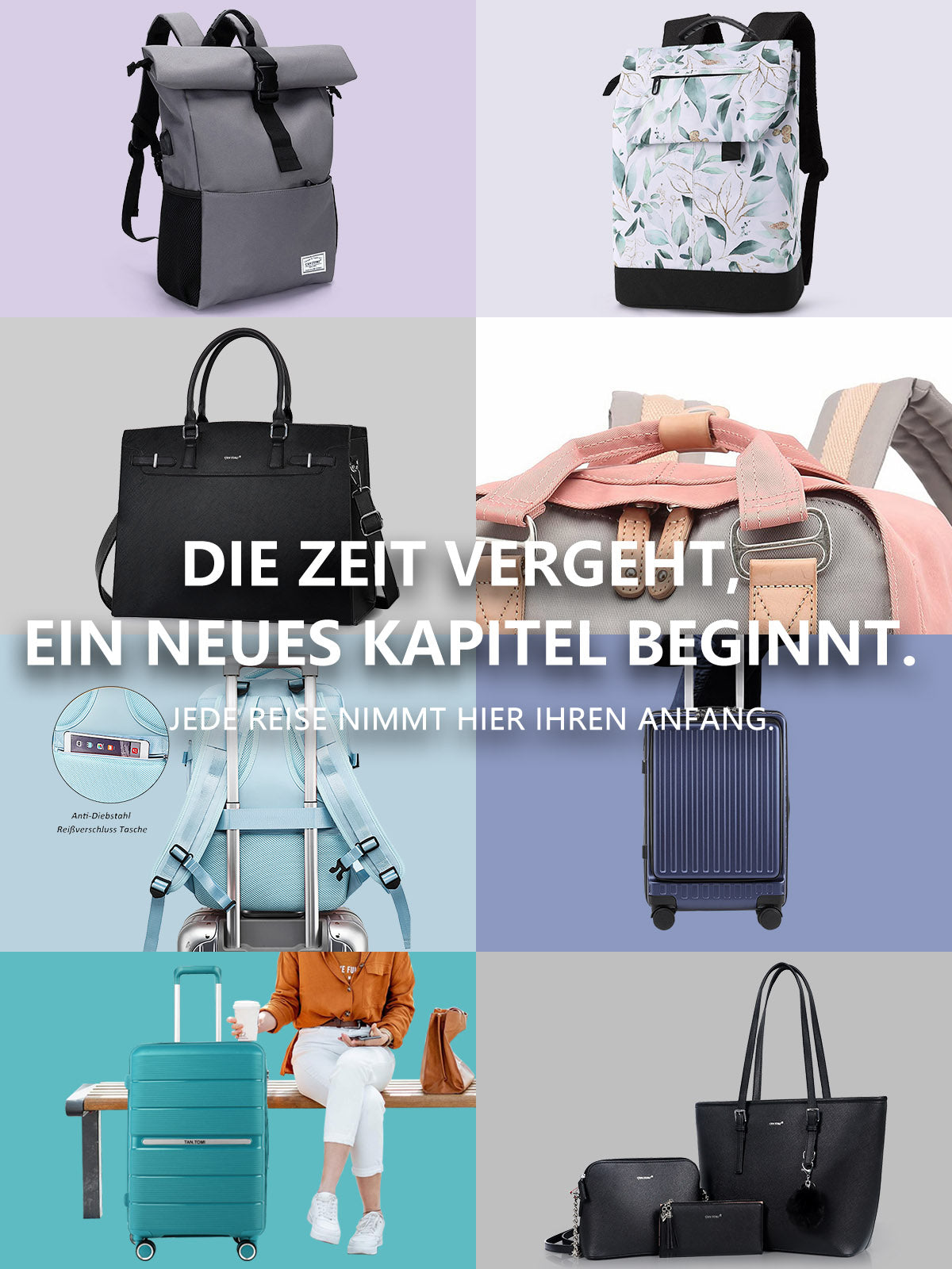 So wählen Sie die richtige Tasche für sich aus: Von der Reise bis zum Alltag, perfekt für jeden Anlass