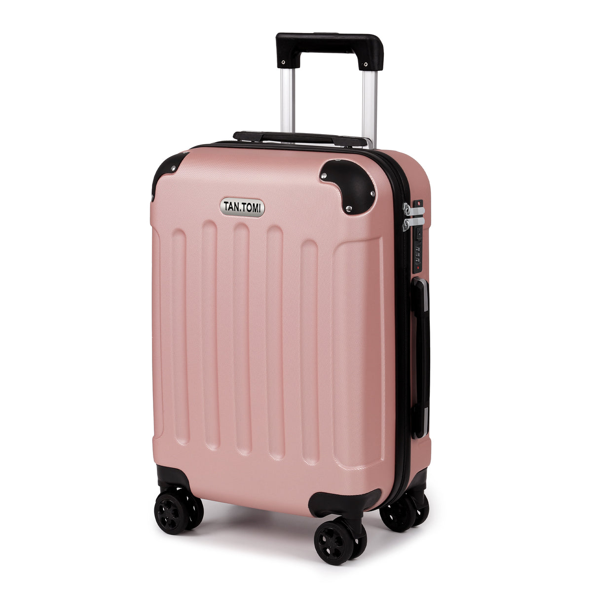 ABS-Hartschalenkoffer A269 in Rosa-Gold, einzeln in M/L/XL