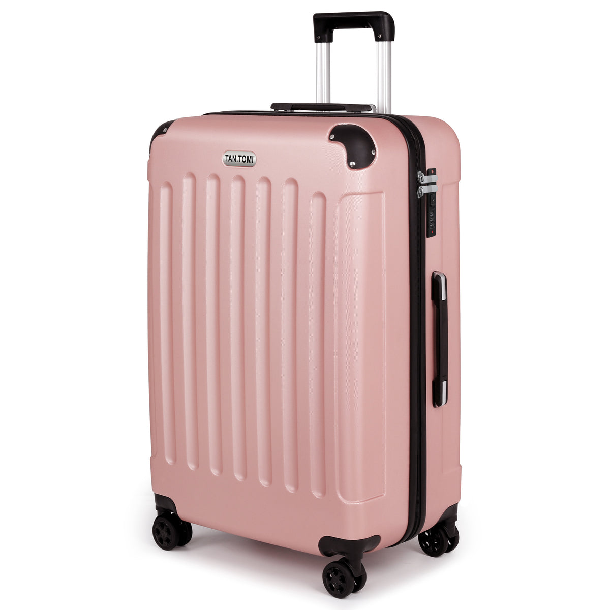 ABS-Hartschalenkoffer A269 in Rosa-Gold, einzeln in M/L/XL