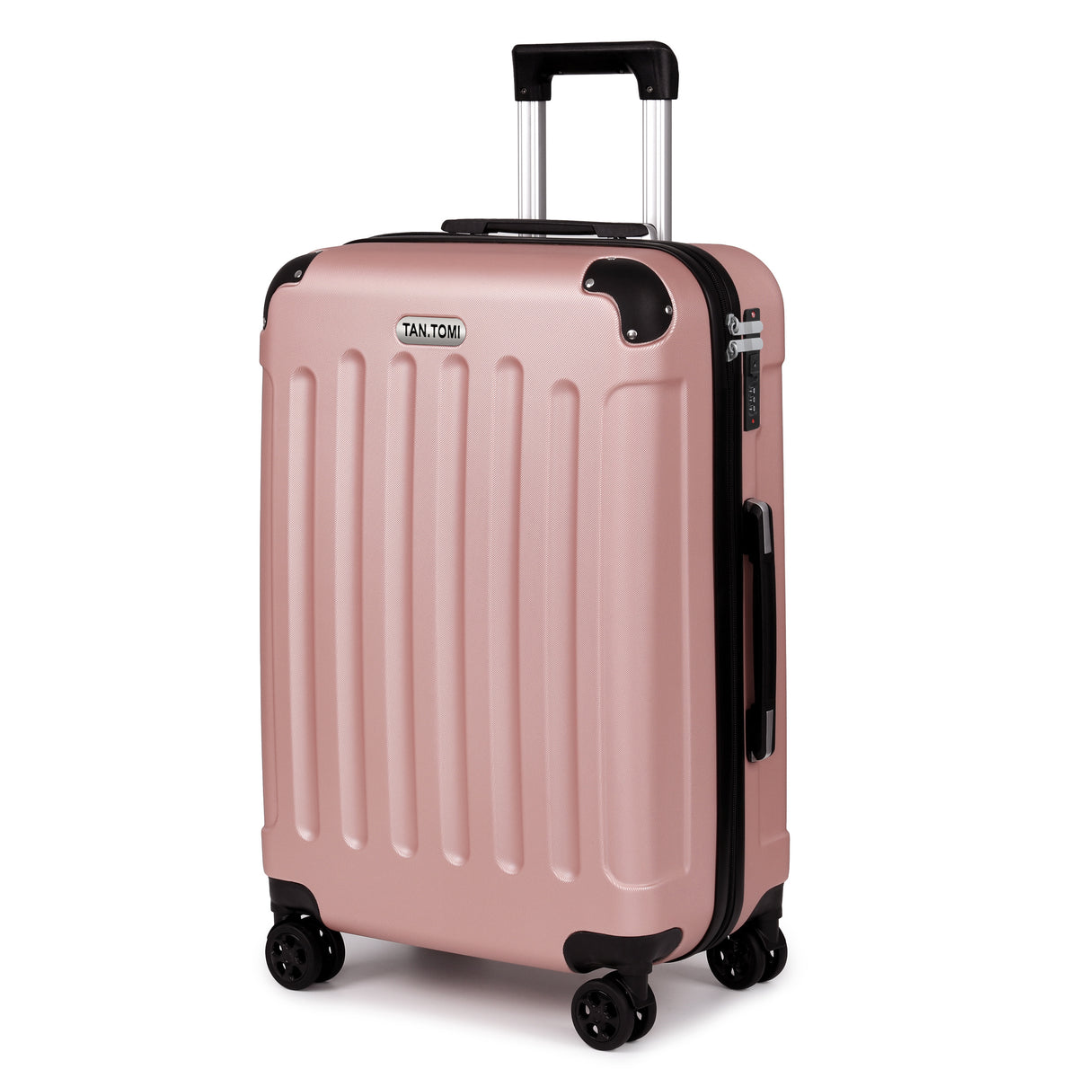 ABS-Hartschalenkoffer A269 in Rosa-Gold, einzeln in M/L/XL