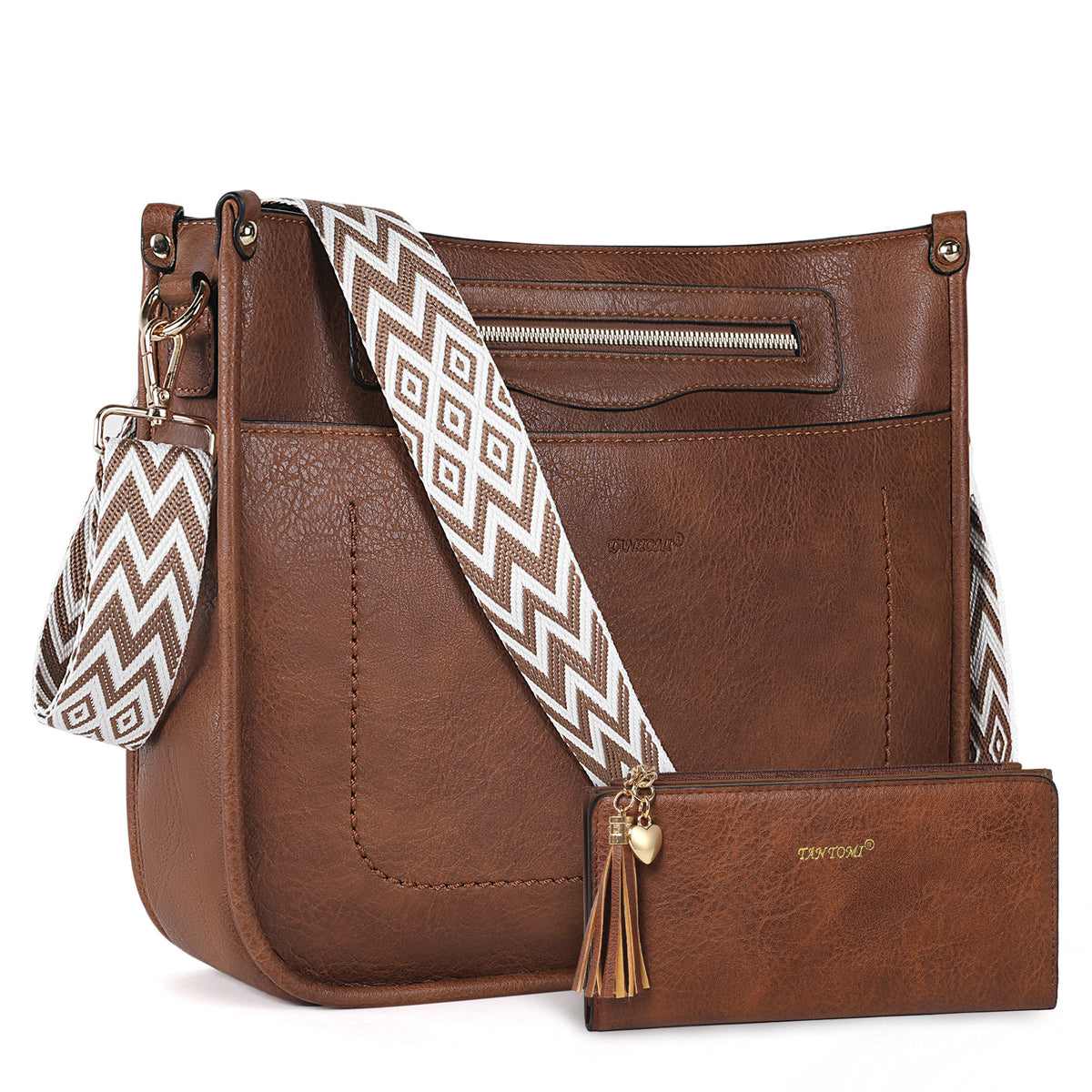 TANTOMI 2-teiliges Umhängetaschen-Set für Damen