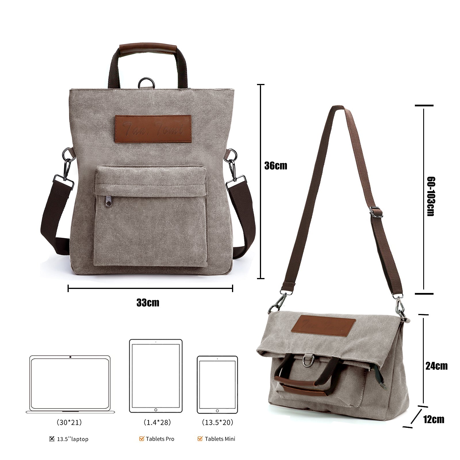 Schultertasche
