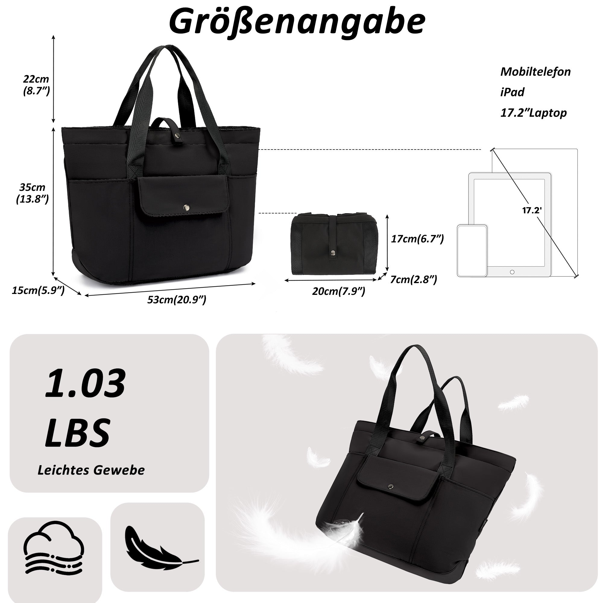 Schultertasche