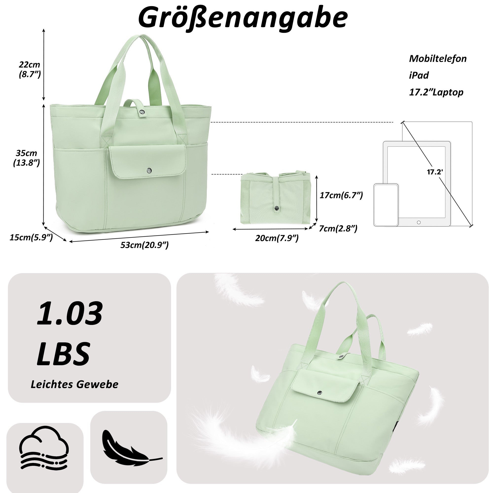 Schultertasche