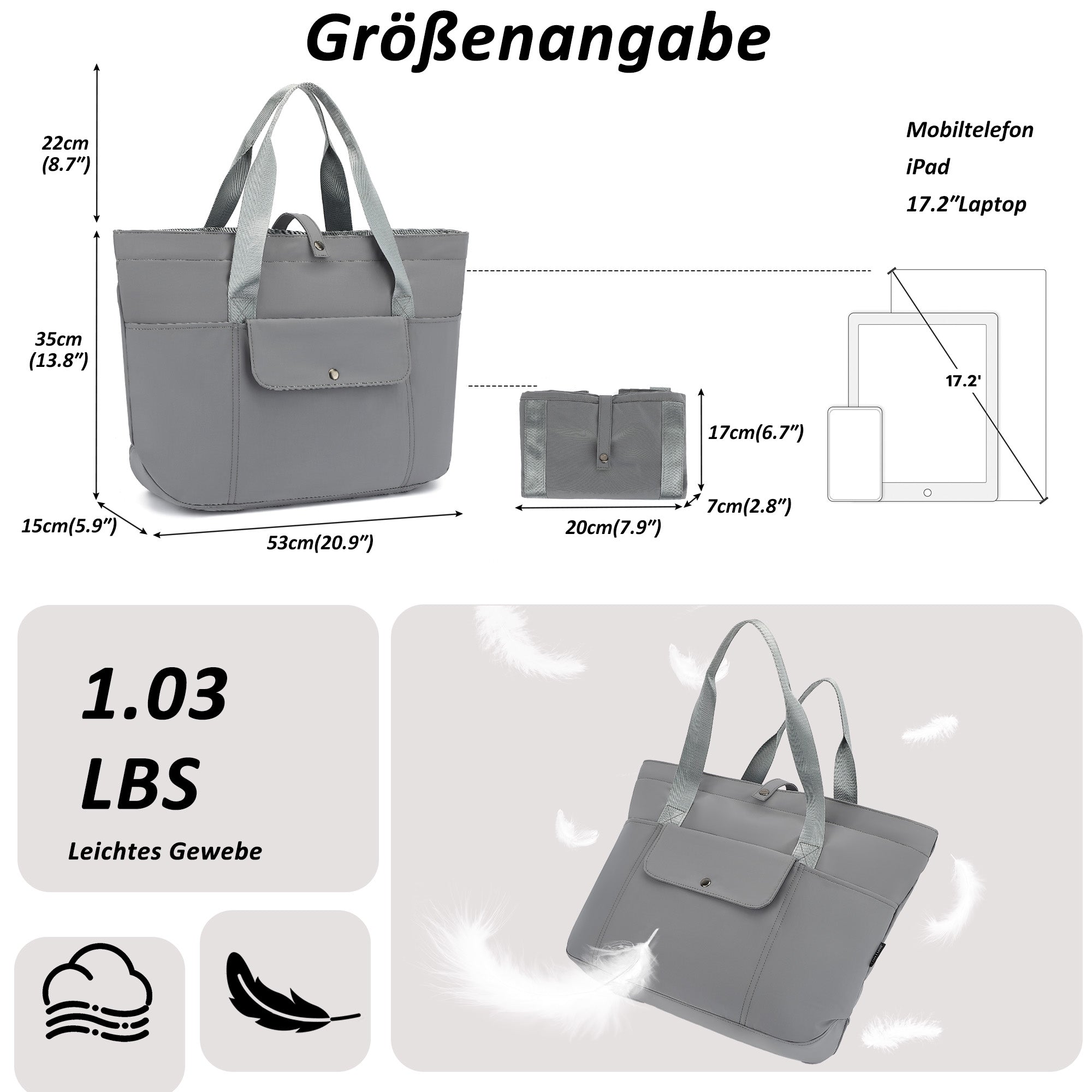 Schultertasche