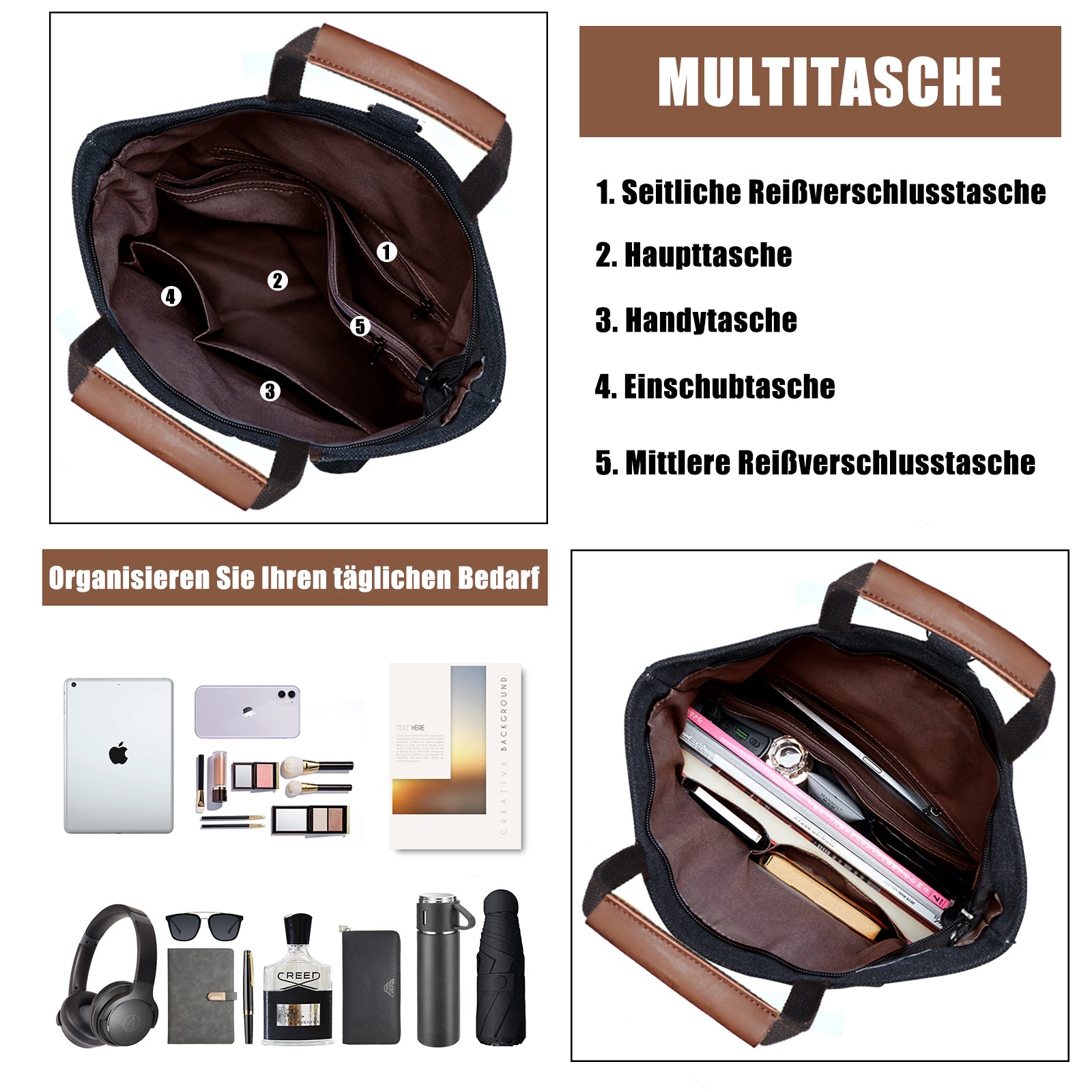 Schultertasche