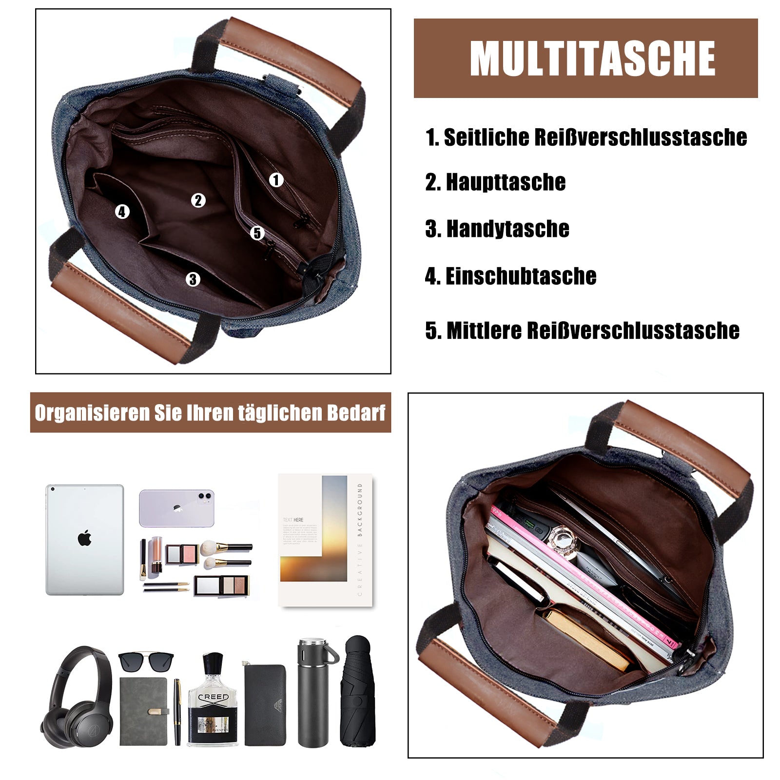Schultertasche