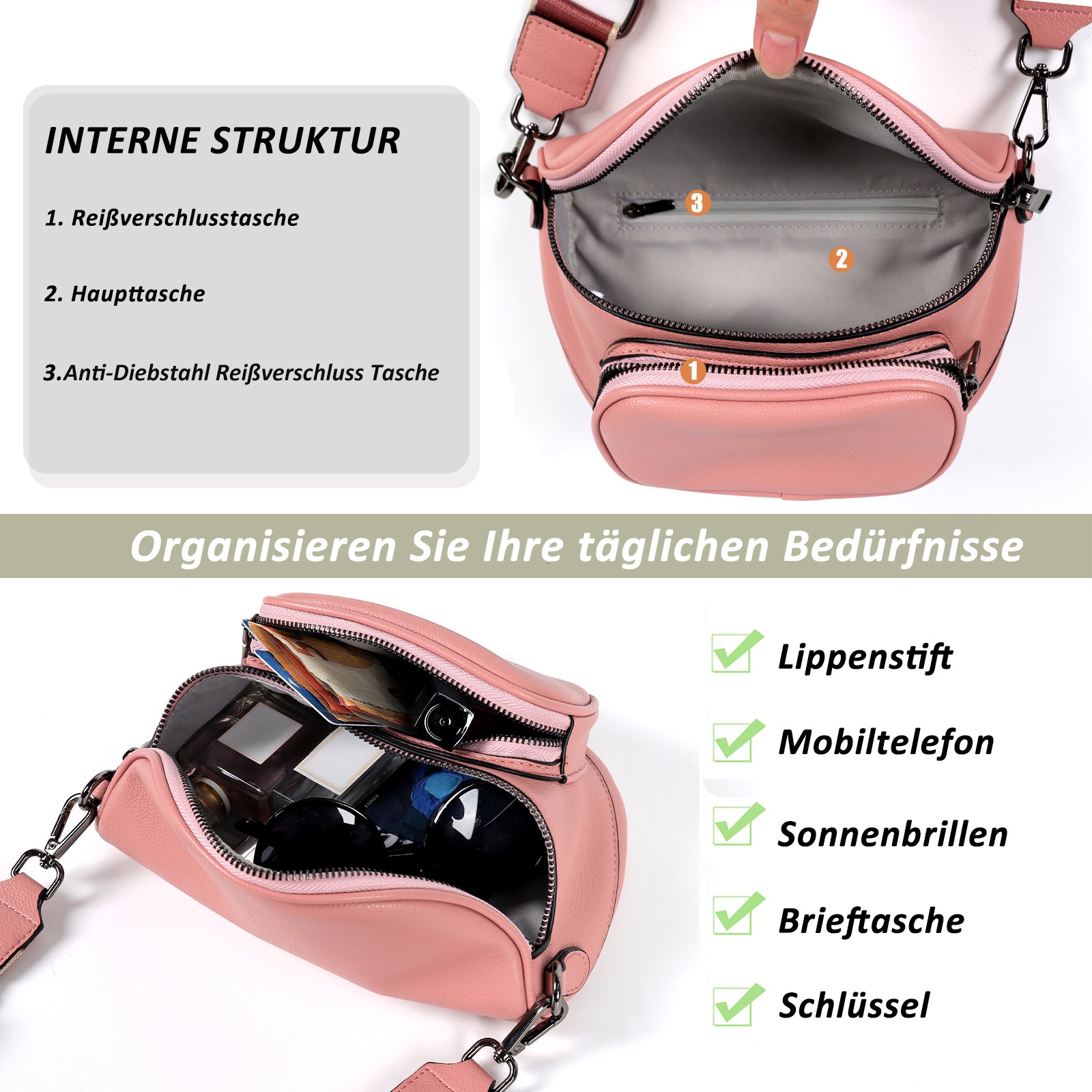Schultertasche