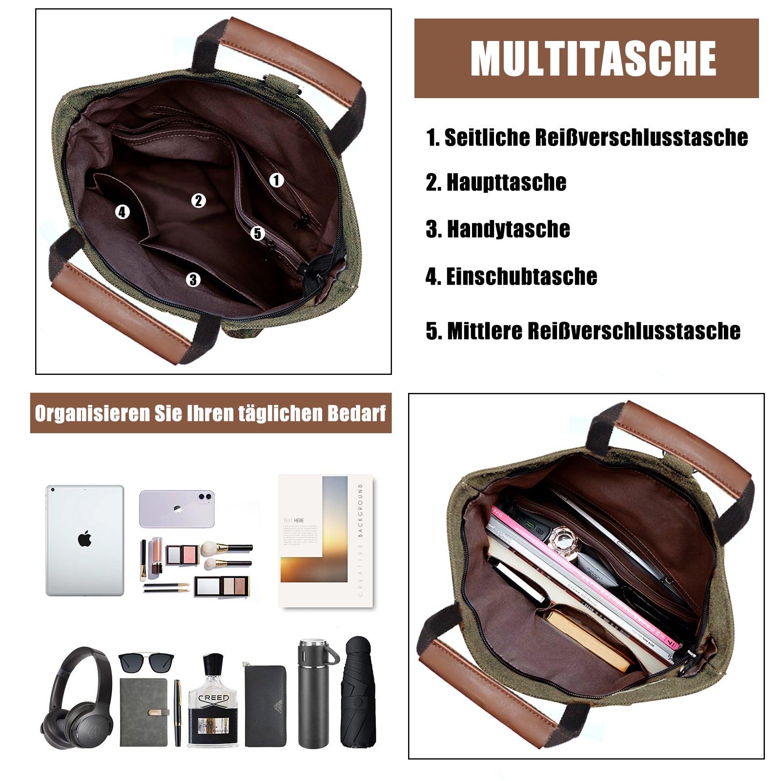 Schultertasche