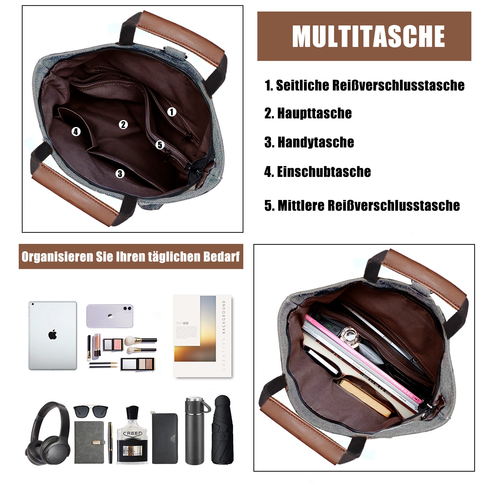 Schultertasche