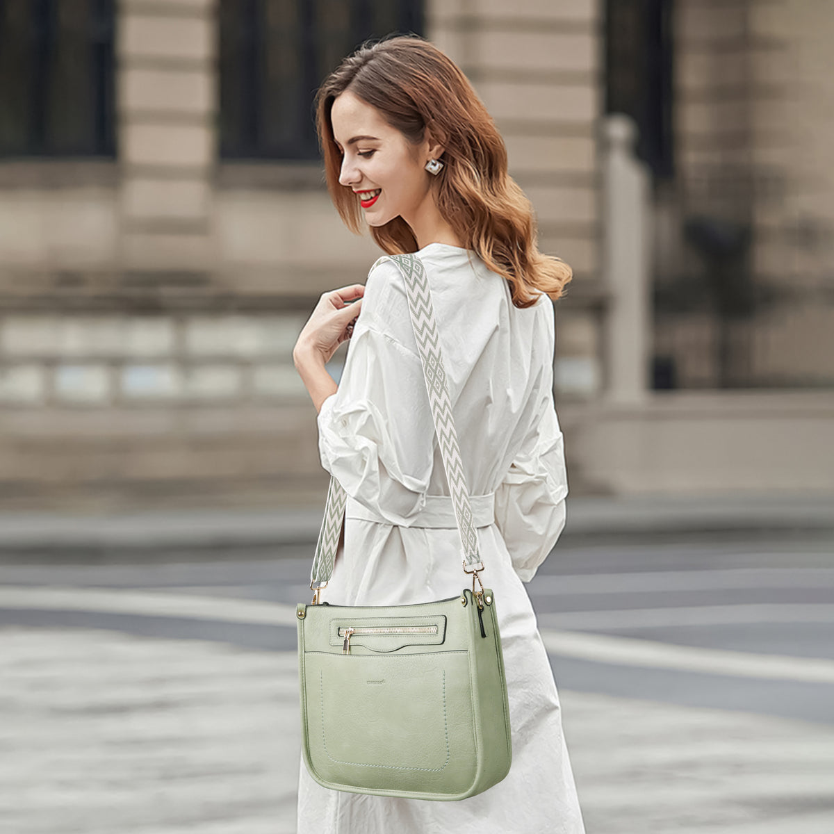 TANTOMI 2-teiliges Umhängetaschen-Set für Damen