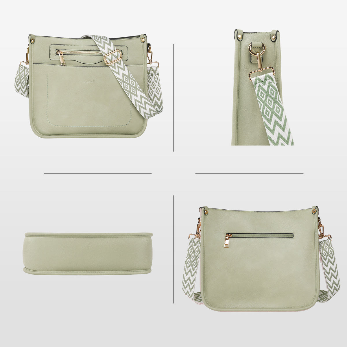 TANTOMI 2-teiliges Umhängetaschen-Set für Damen