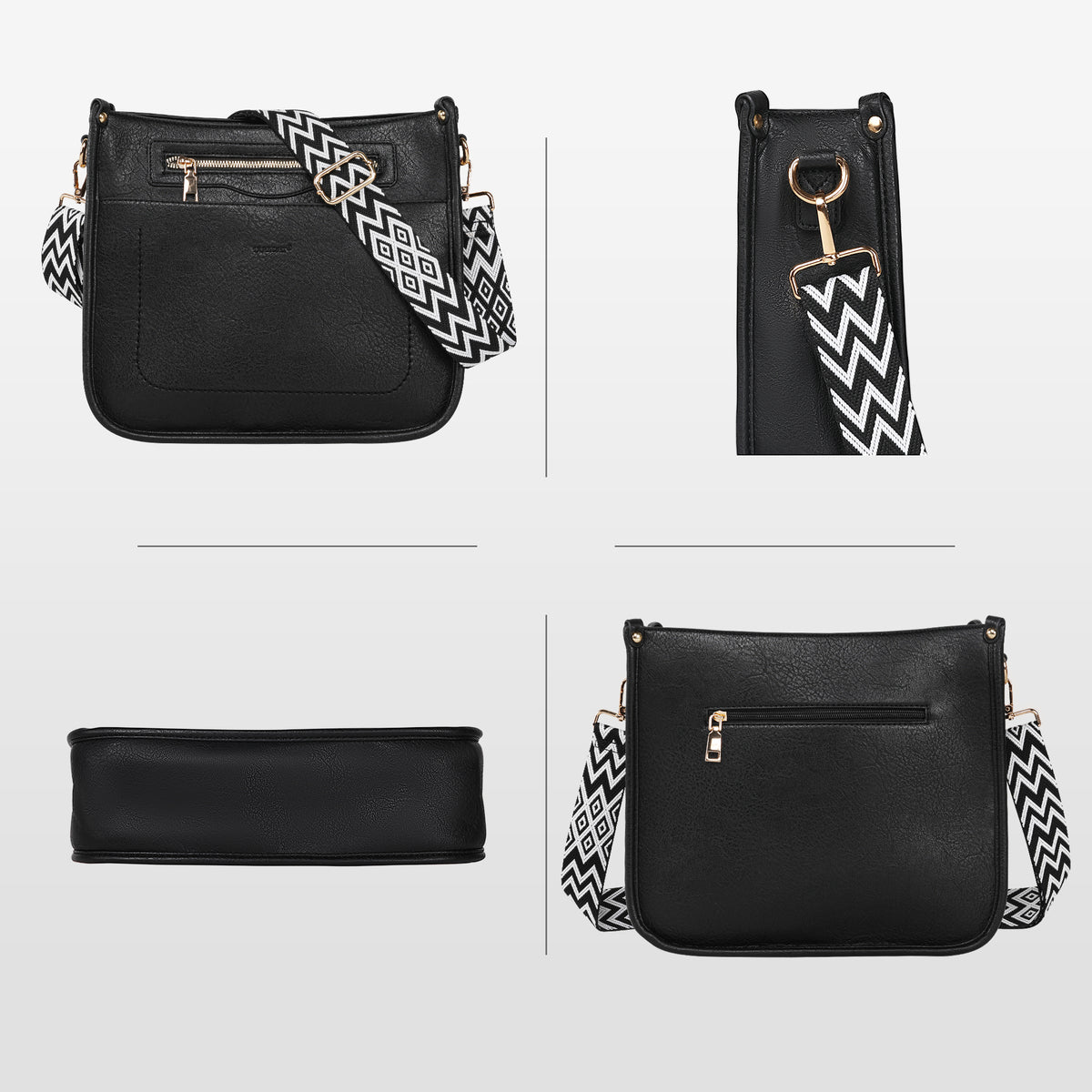 TANTOMI 2-teiliges Umhängetaschen-Set für Damen