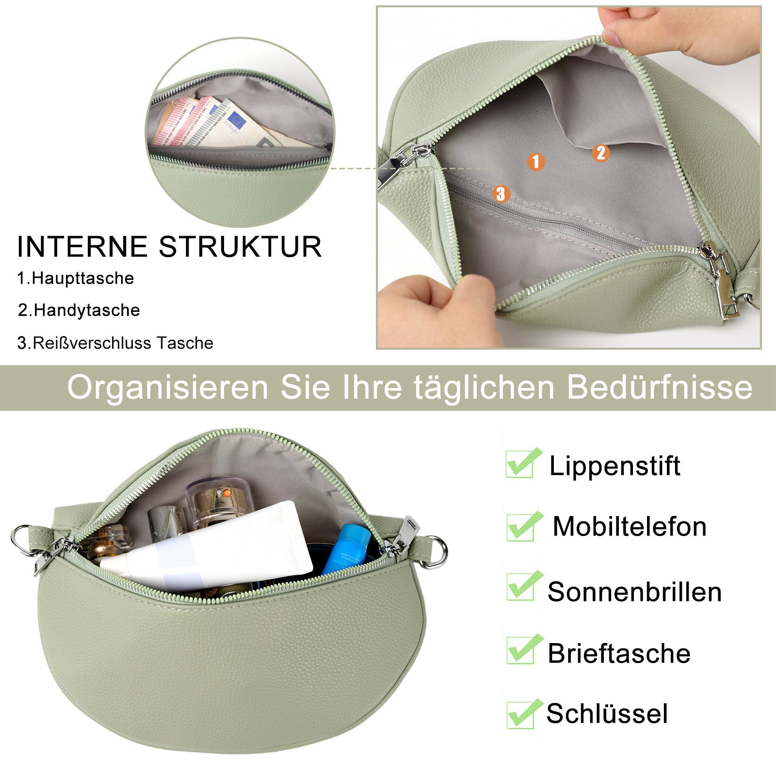Schultertasche