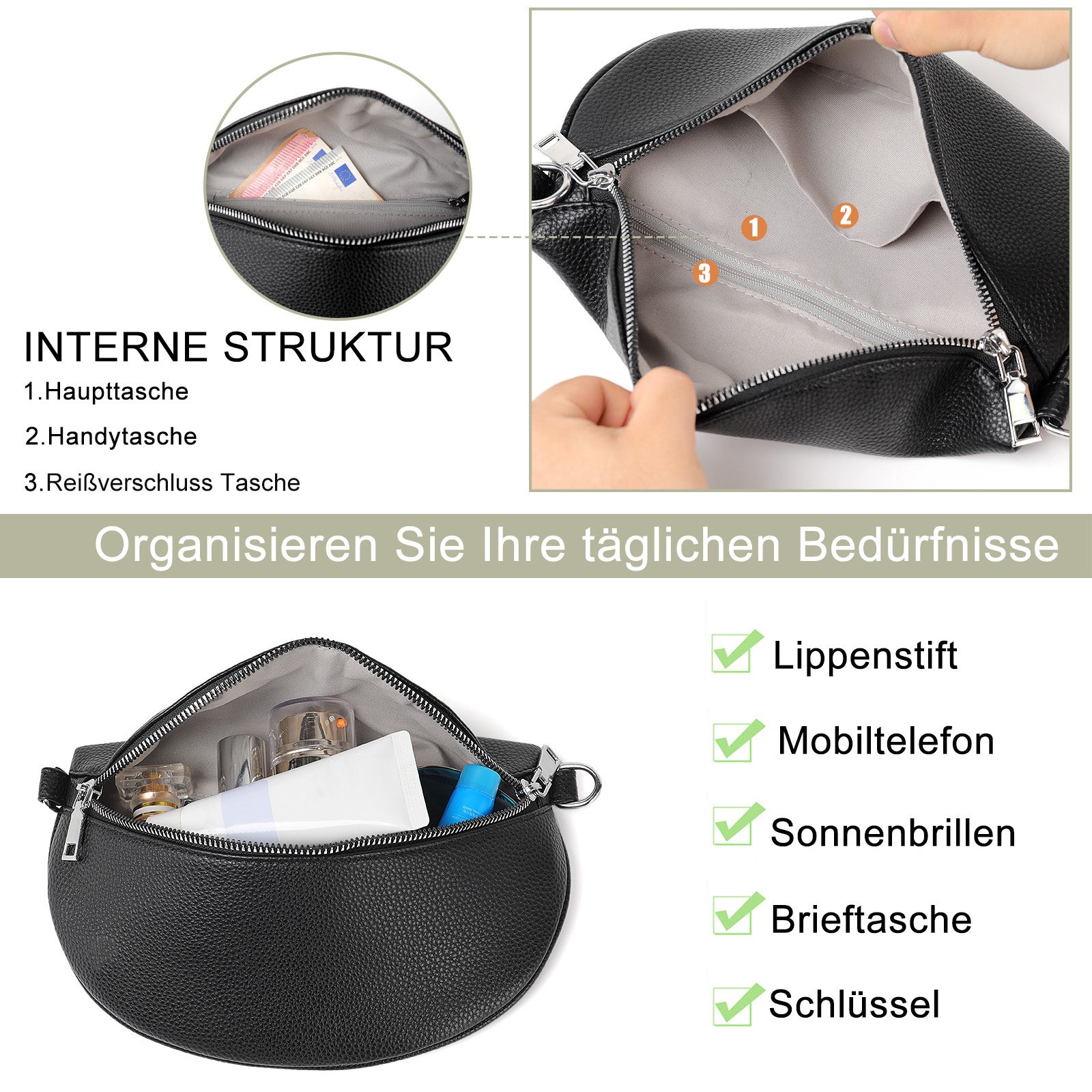 Schultertasche