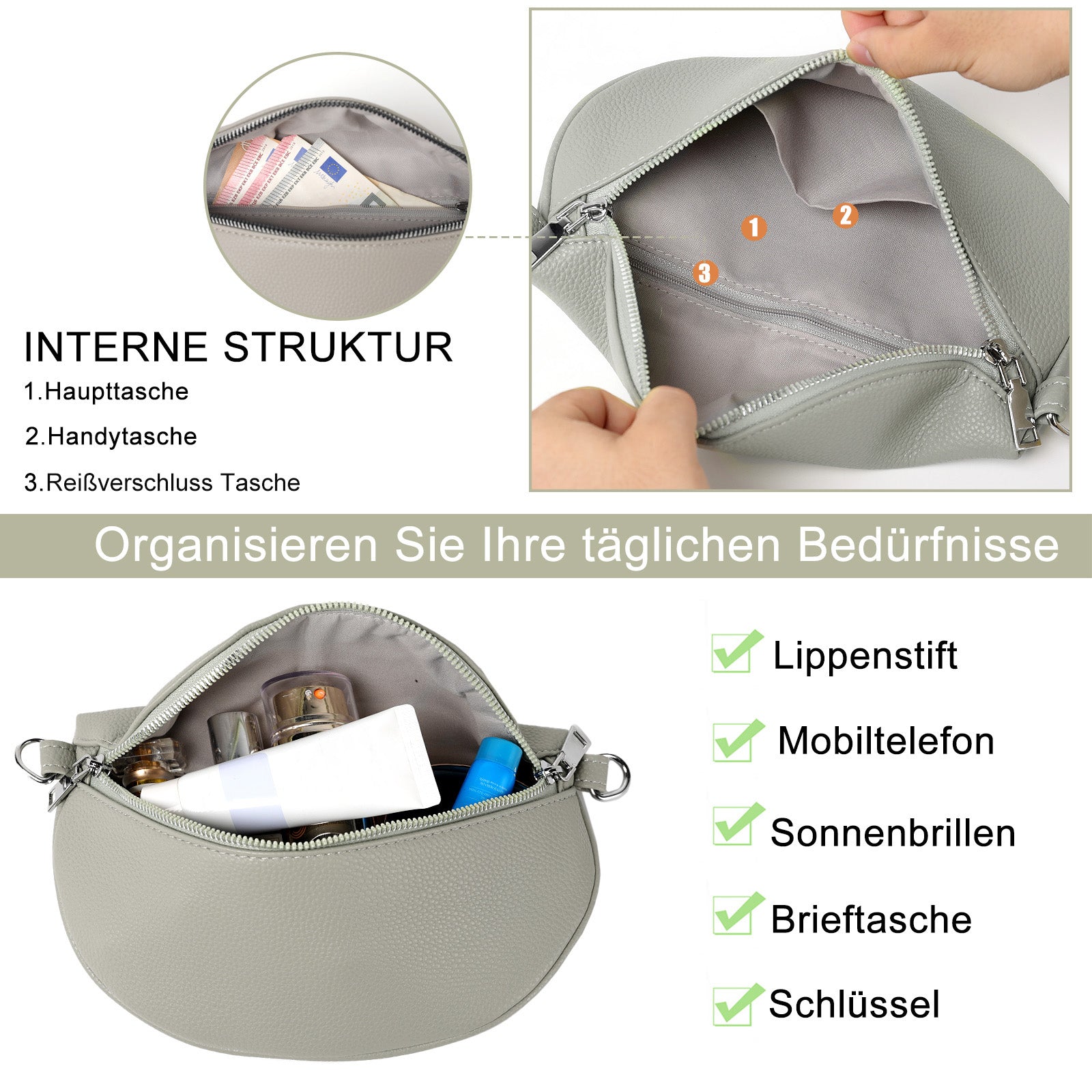 Schultertasche
