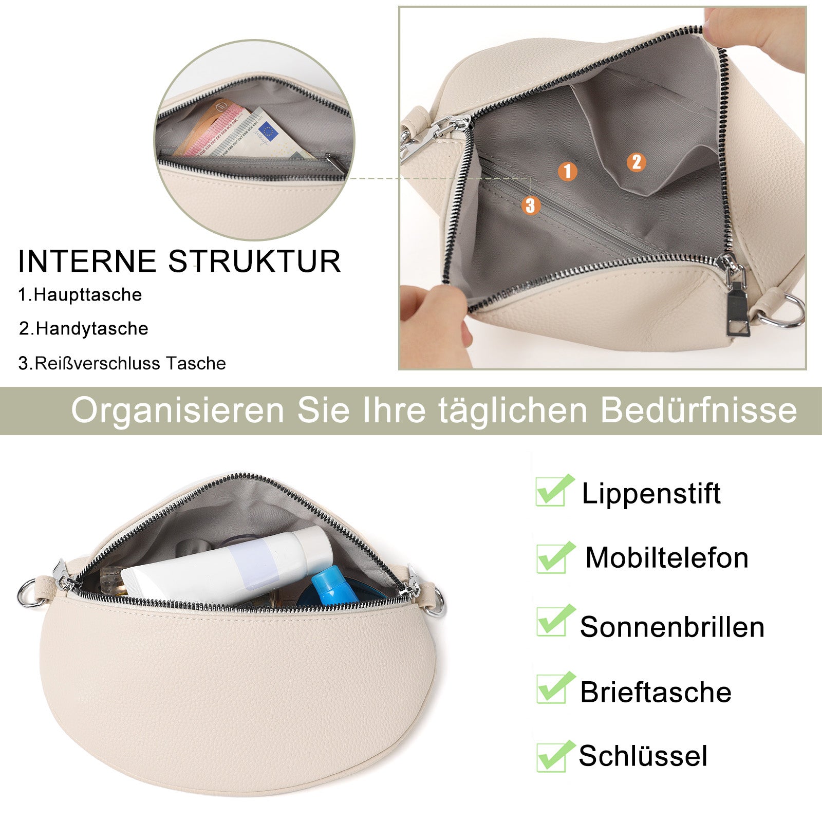 Schultertasche