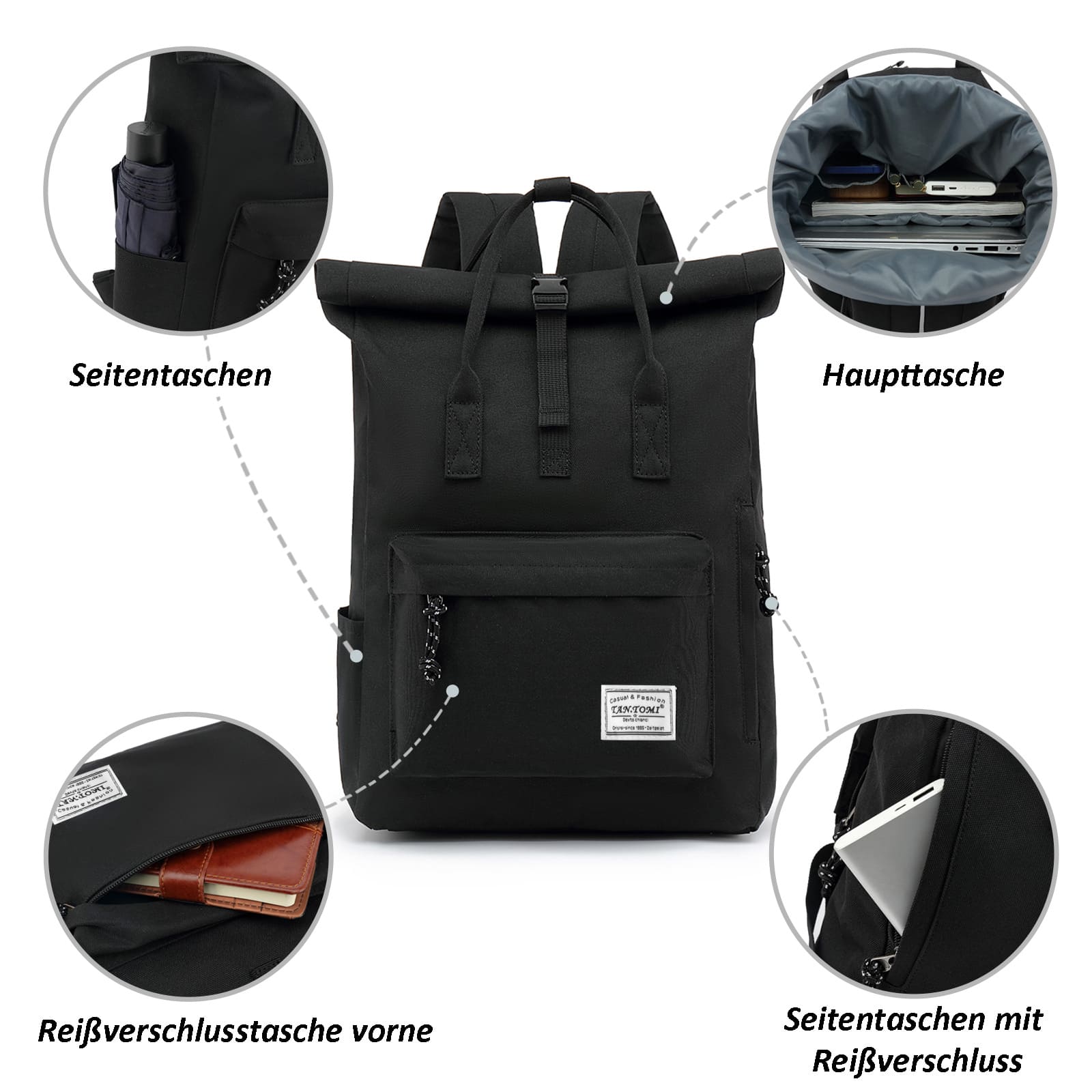 Roll-up-Rucksack