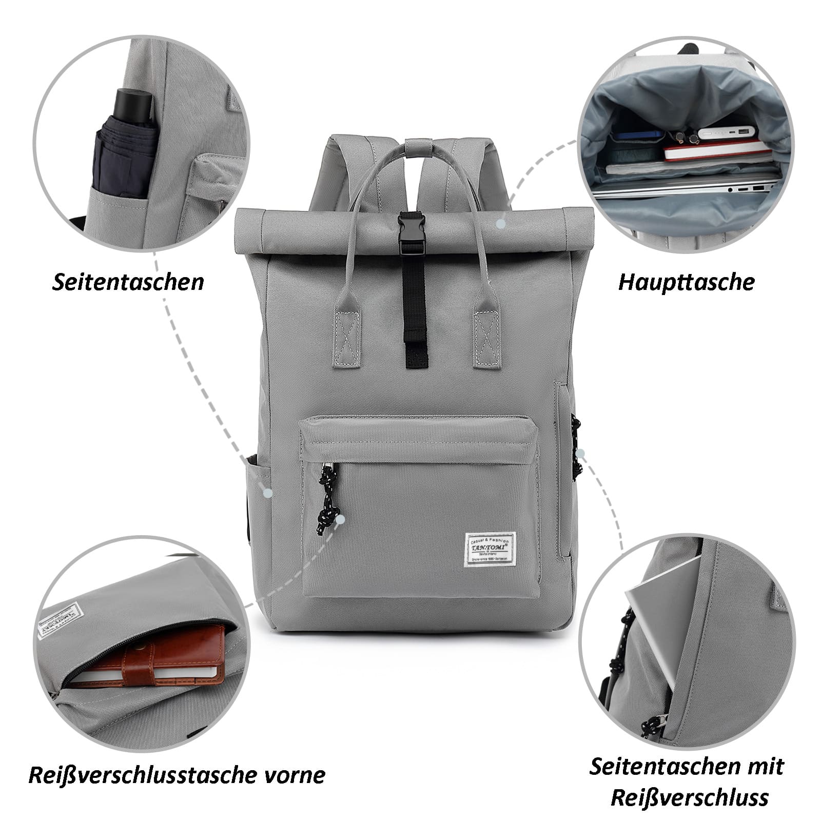 Roll-up-Rucksack