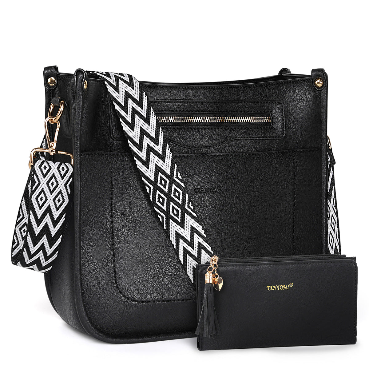 TANTOMI 2-teiliges Umhängetaschen-Set für Damen