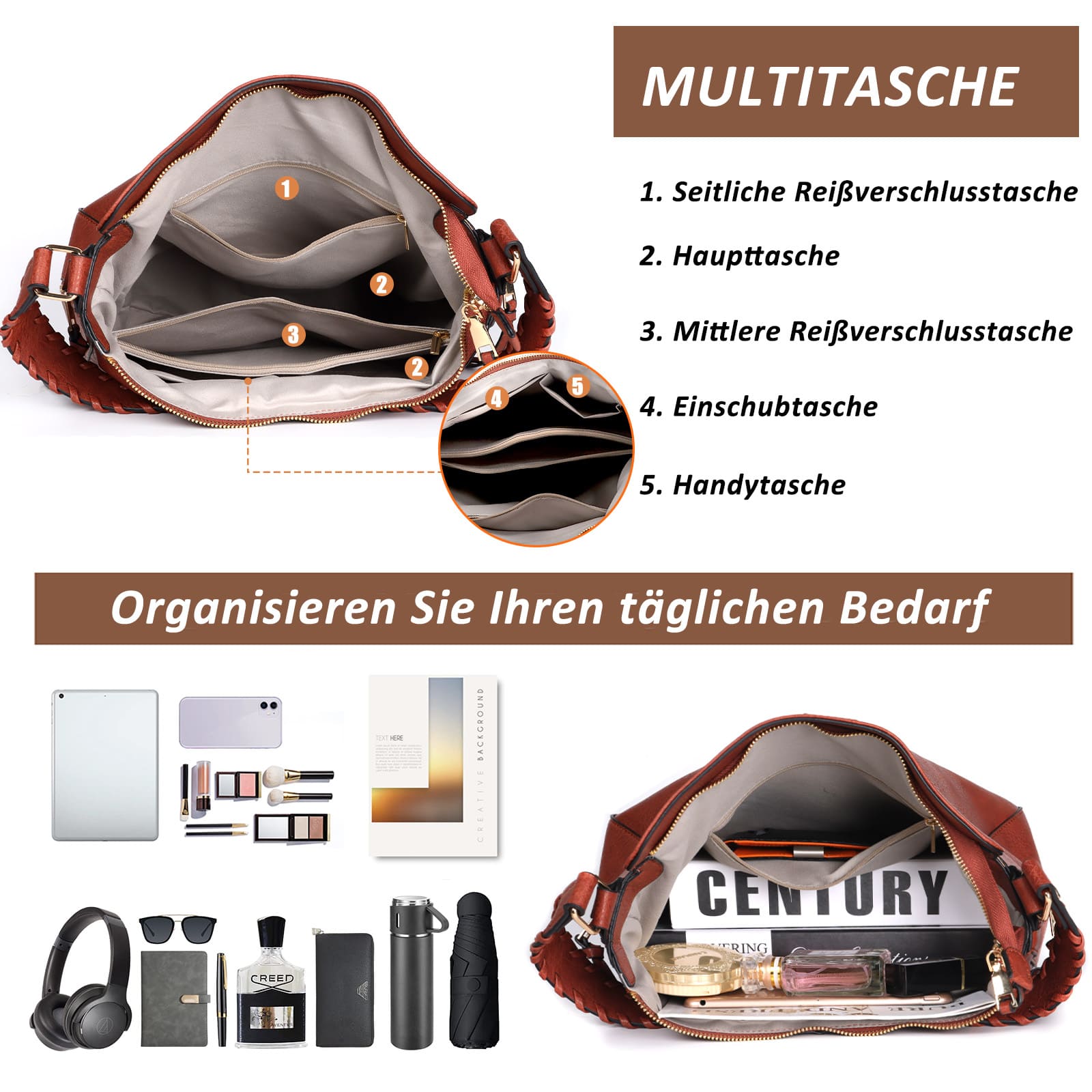 Schultertasche