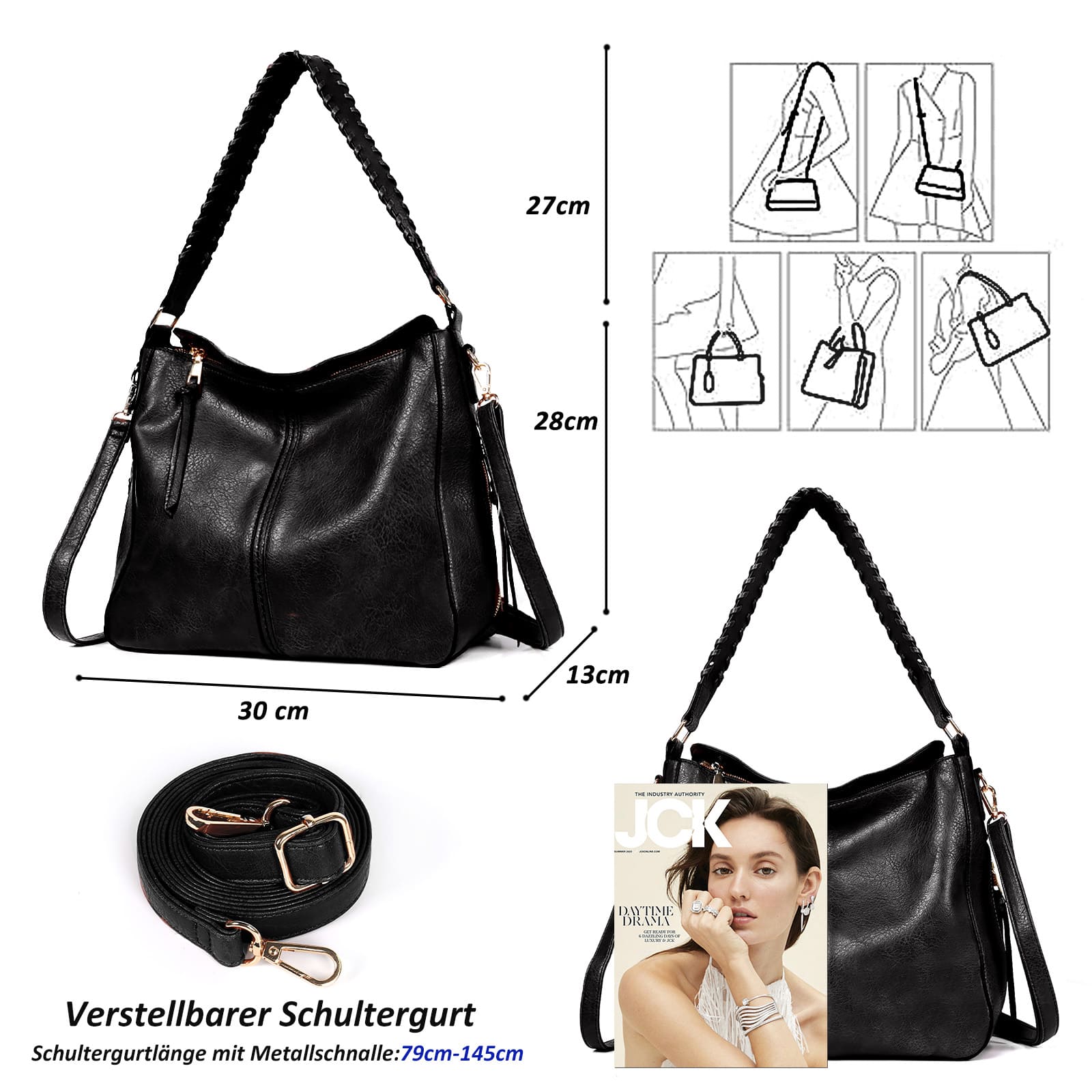 Schultertasche