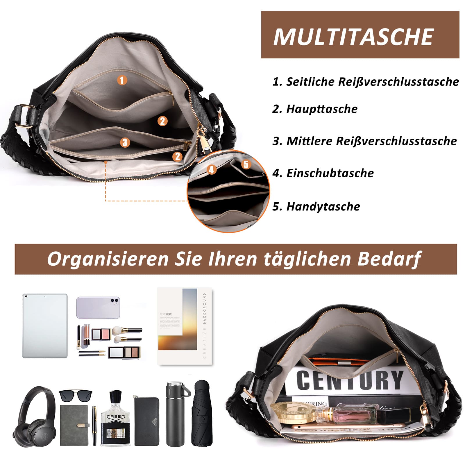 Schultertasche