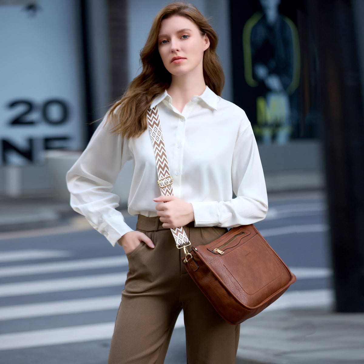 TANTOMI 2-teiliges Umhängetaschen-Set für Damen