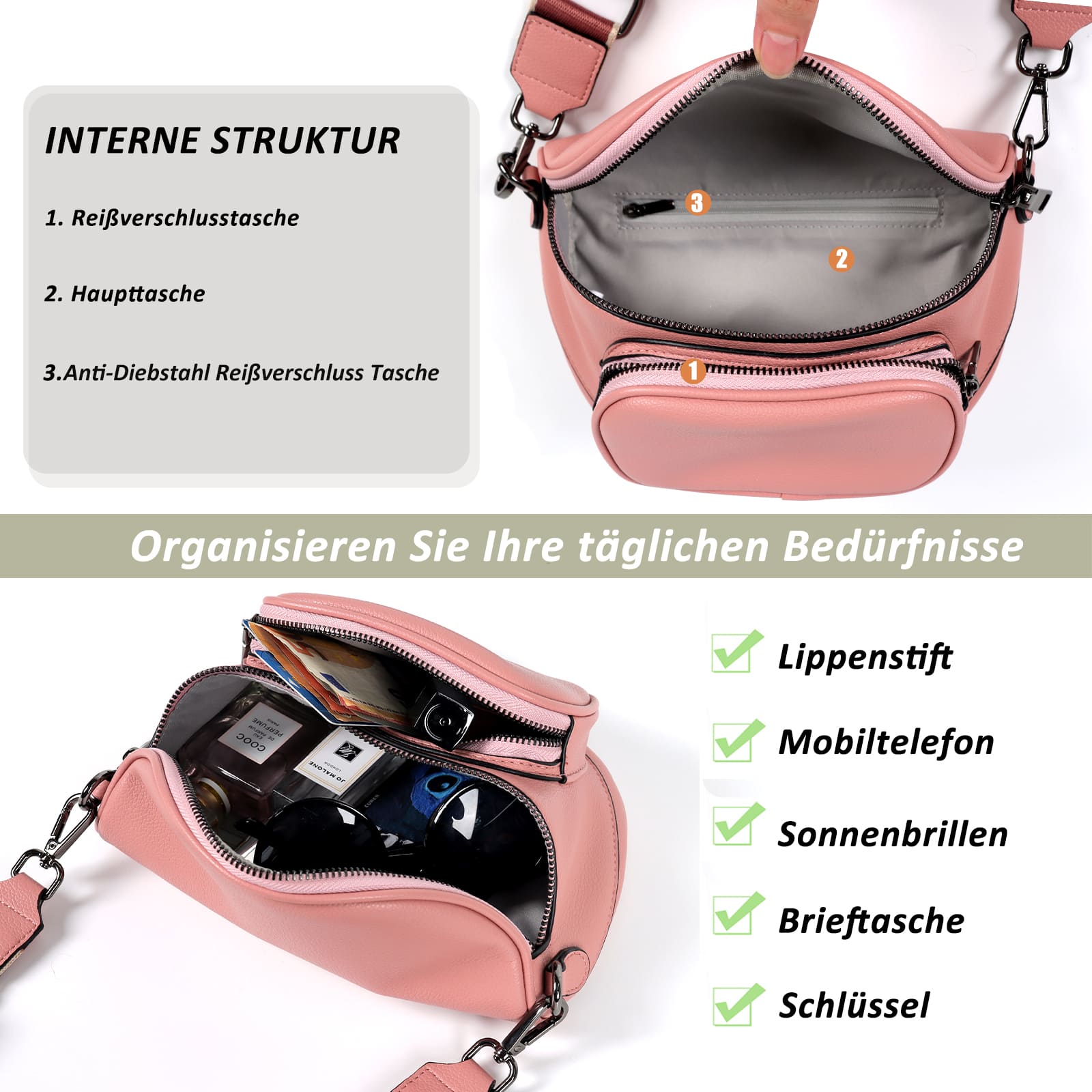 Schultertasche