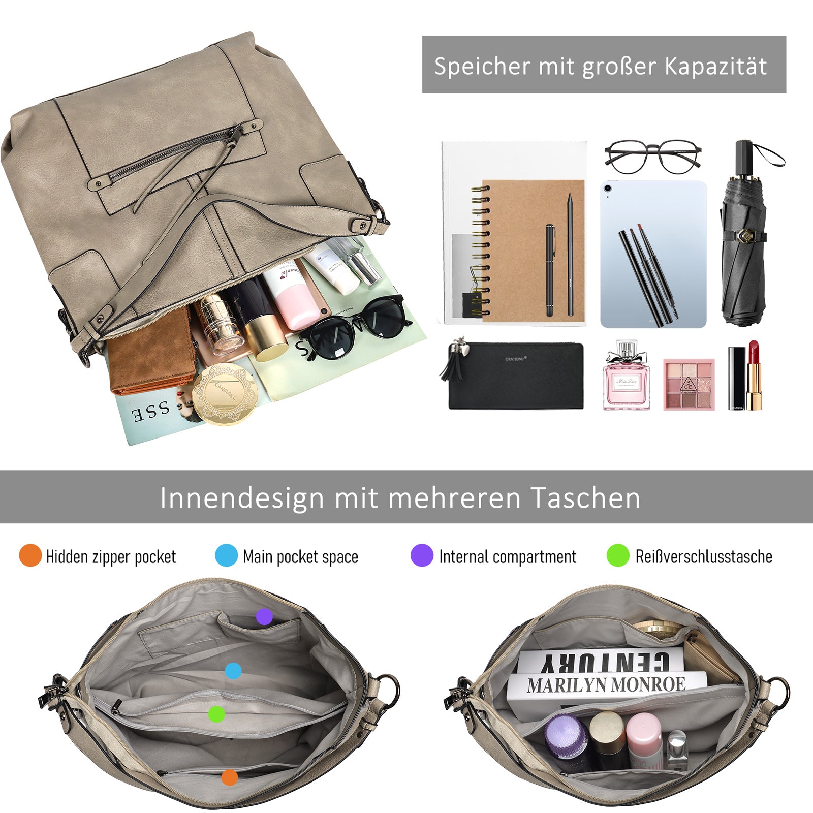 Schultertasche