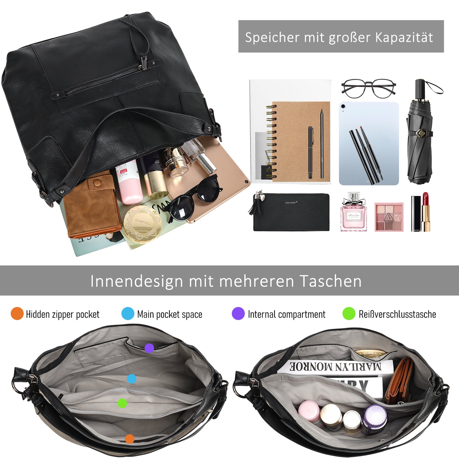 Schultertasche