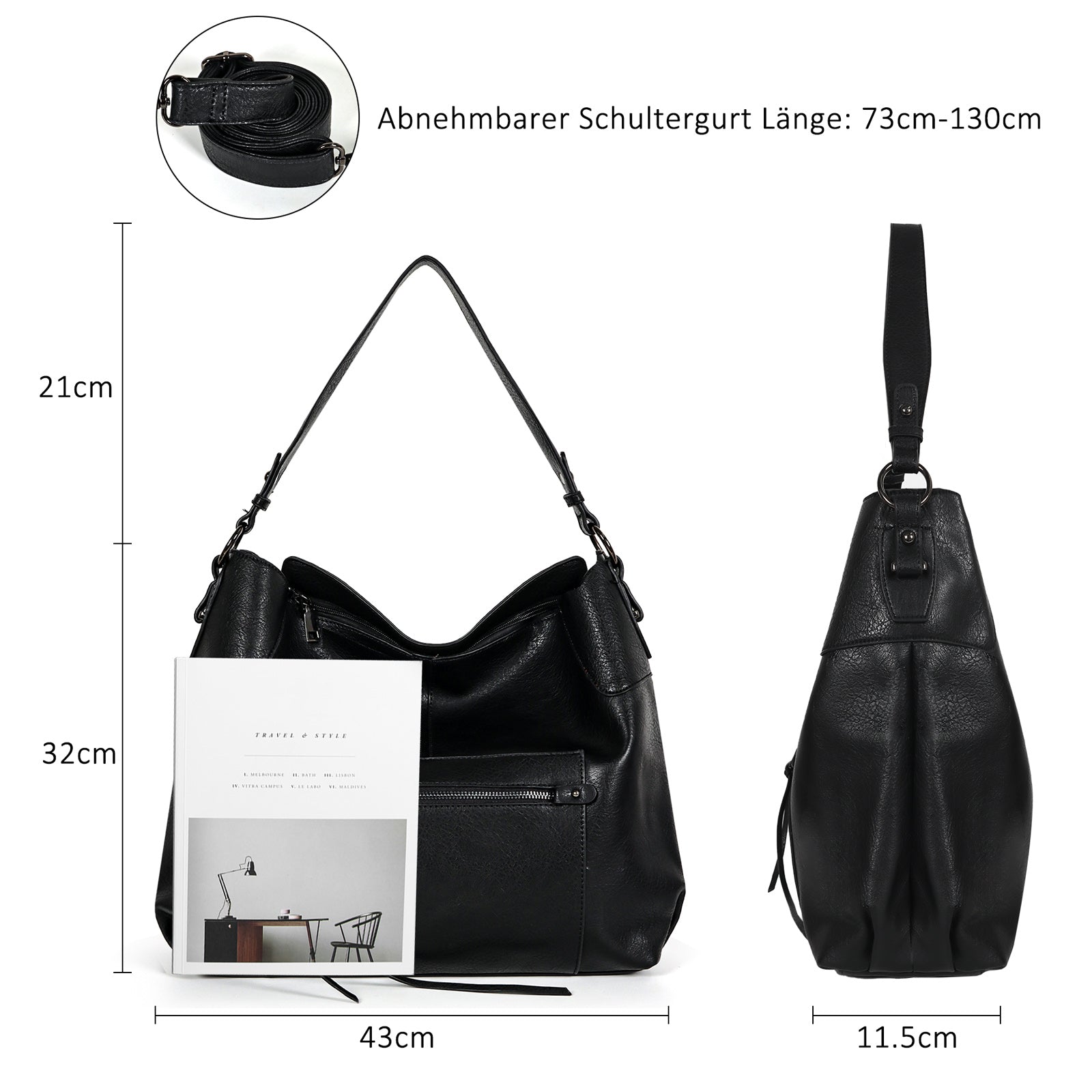 Schultertasche