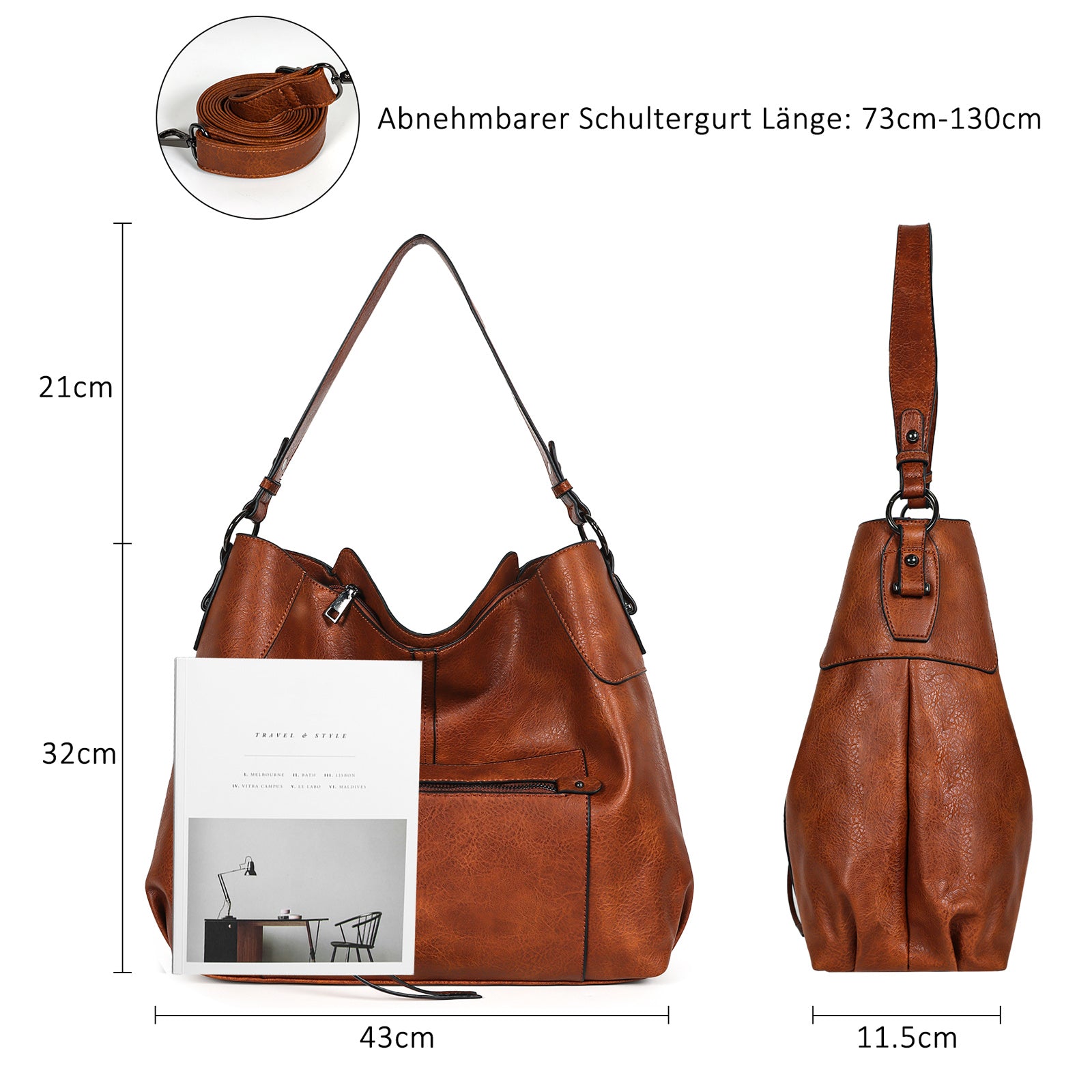 Schultertasche