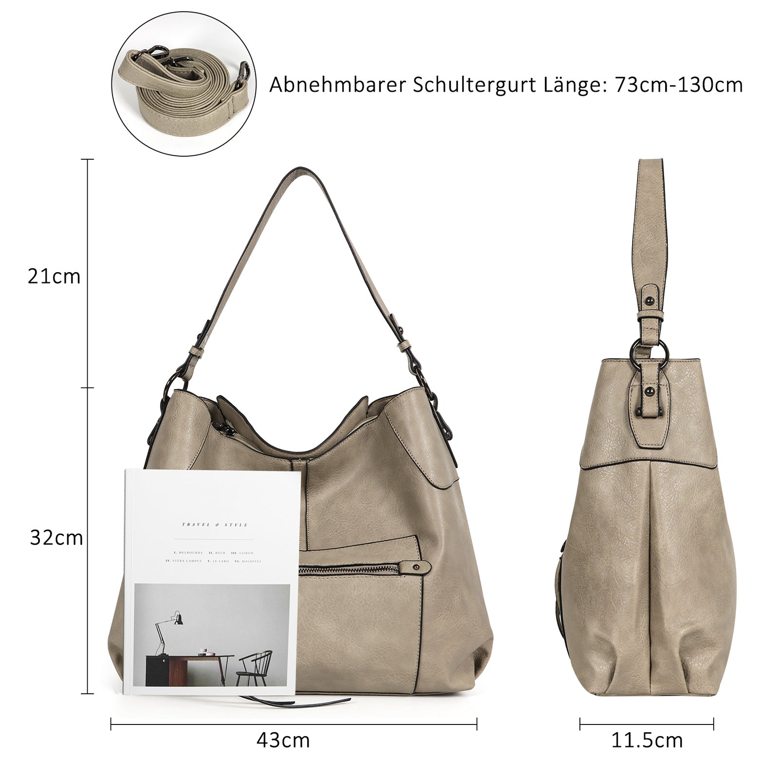 Schultertasche