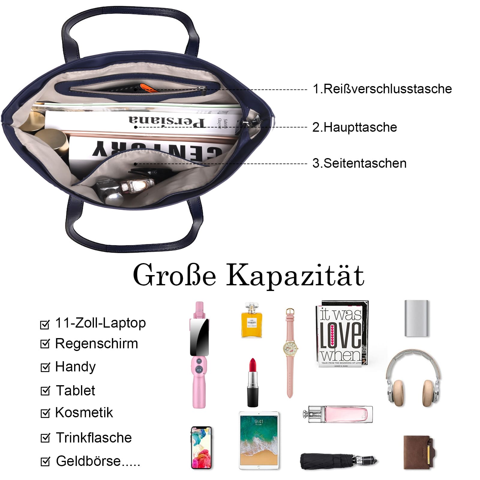 Schultertasche