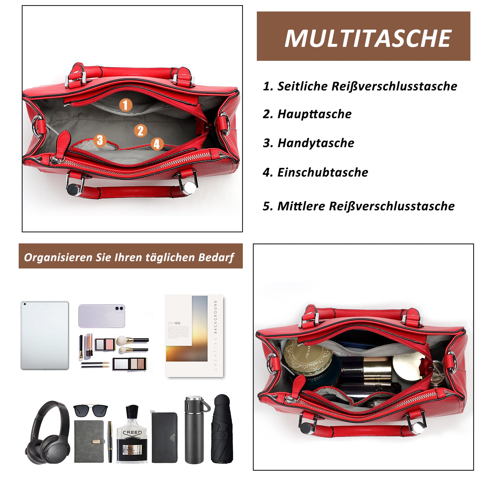 Schultertasche